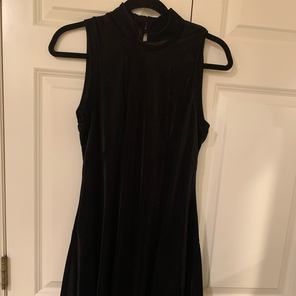 Altard State Black Ribbed Formal Dress